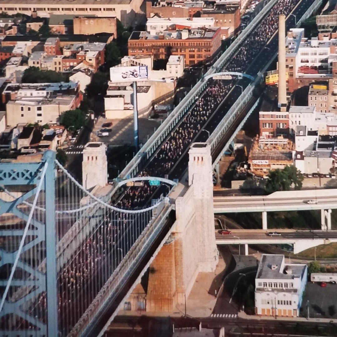 bikeathon's tweet photo. Some days call for a change of perspective. We're taking to the sky for #ThrowbackThursday and checking out an aerial photo from 2004. #ACSBikeathon #BridgetotheBeach https://t.co/ErXdSGR7GW