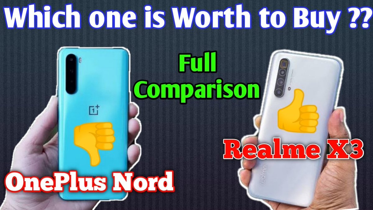 TechTalkGuy1's tweet photo. OnePlus Nord Vs Realme X3
Full Spec Comparison
Which one is Value for Money?
Your Money - My Opinion

#realme #realmeindia #realmex3 #oneplus #oneplusnord #oneplusbuds #onepluscamera #sd765g #sd855 #30W #fastcharging #camera #processor #amoled #lcd #quads #selfie #techtalkguy https://t.co/Y4NbY4METJ