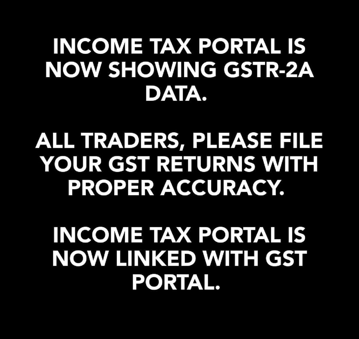 DAMACHARLA_VS's tweet photo. Everything is linked..
#GST #IncomeTax #inputcredit #GSTR2A https://t.co/nqaWlm5aXa
