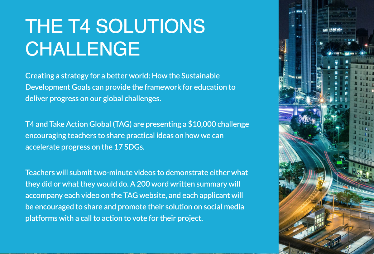 JuliaFliss's tweet photo. Talk about a design challenge!!! 🚀🔥🙌 The #TakeActionProject's guiding question - What kind of world do YOU want to create??? - just went TEACHER-level! Can't wait to see what we create!!! Let's DO this!! #TakeActionEdu #EarthProject #TeachSDGs #T4EduC https://t.co/BWmywmNidt