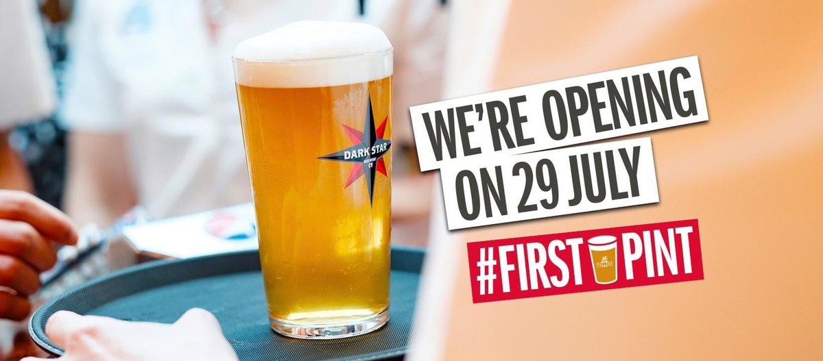 Good news! We’re delighted to announce that we are reopening our doors on 29th July. It’s been a long time since we’ve seen you and we’ve been working hard behind the scenes to ensure a safe, clean and warm welcome #FirstPint #PubsReopening