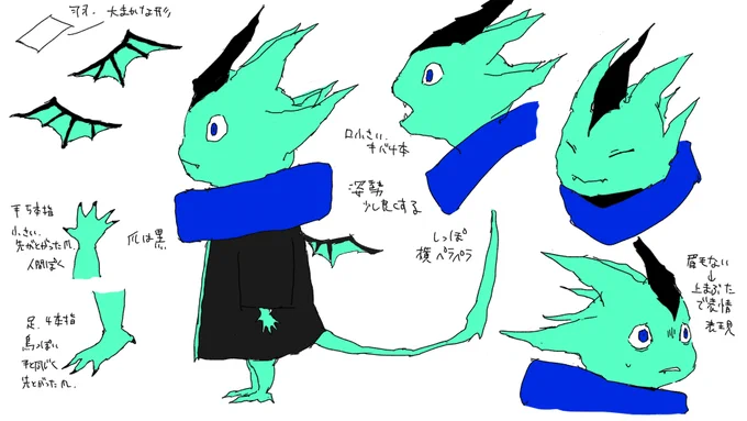 「アンスラサイト」キャラクター設定メモ(抜粋) 