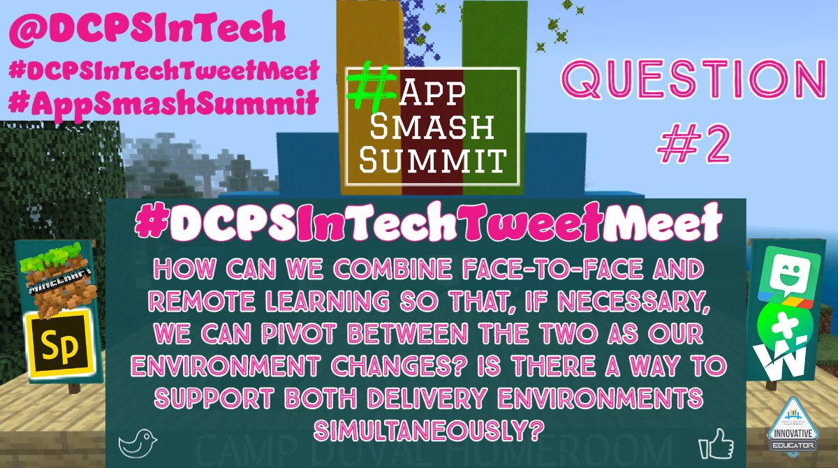 WolfsonElisa's tweet photo. #DCPSinTechTweetMeet We can combine the two by using technology such as @Flipgrid, @AdobeSpark , and @wakelet. These become the communication tools as well as instructional tools. @DCPSInTech #DCPSAppSmashSummit https://t.co/ZBlAhaS7zu