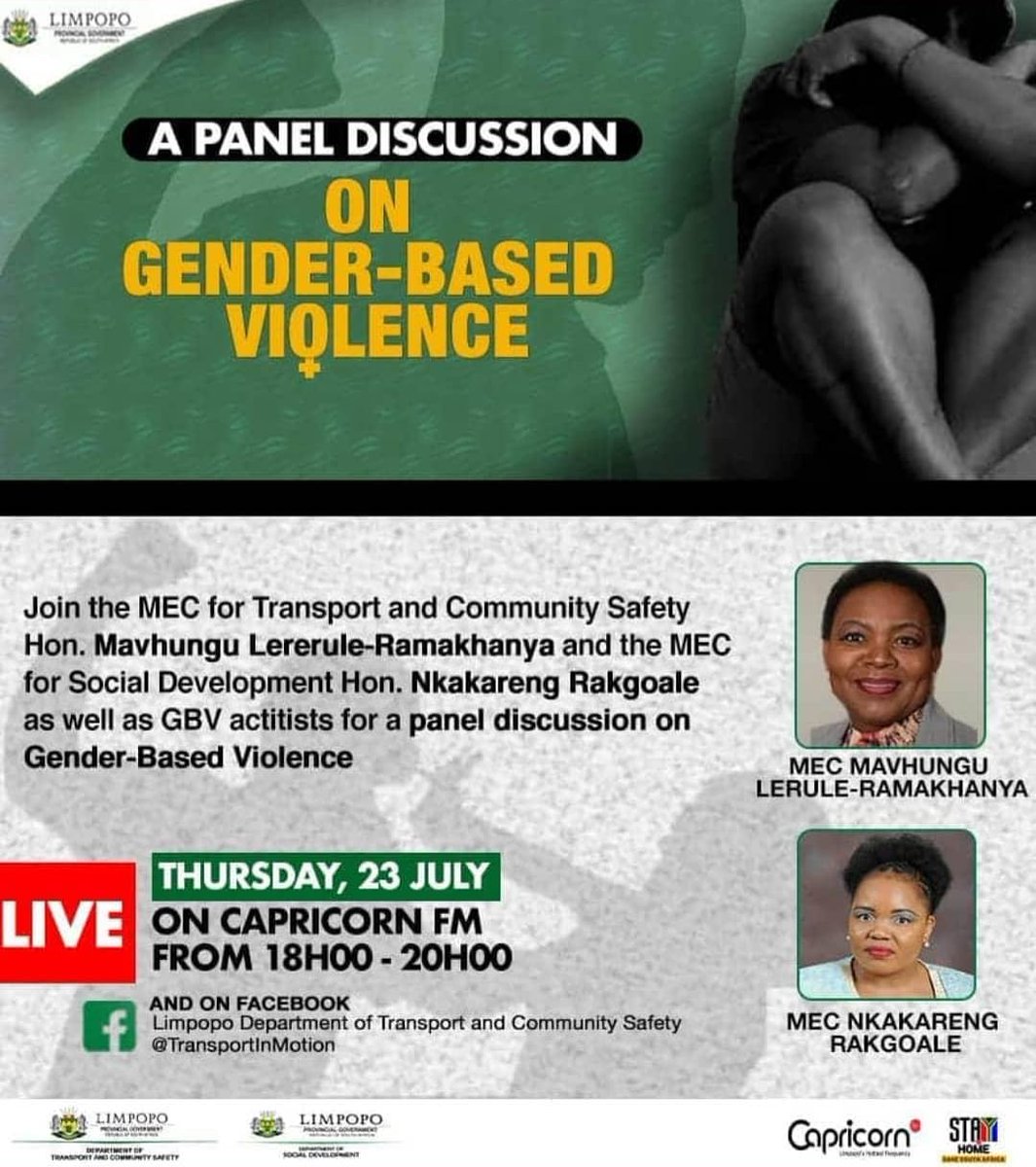 NPC_HopeGivers's tweet photo. LIVE SESSION ALERT❕❕❕: Join this conversation tonight and be empowered. 
#genderbasedviolence
#GBV
#Limpopo
#RaisingLegends
#takingresponsibility
@raising_boy @Dotransport @CapricornFMNews @OtpLimpopo https://t.co/L8JMbuMAmW
