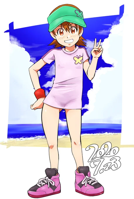 海の日なので空描きました 