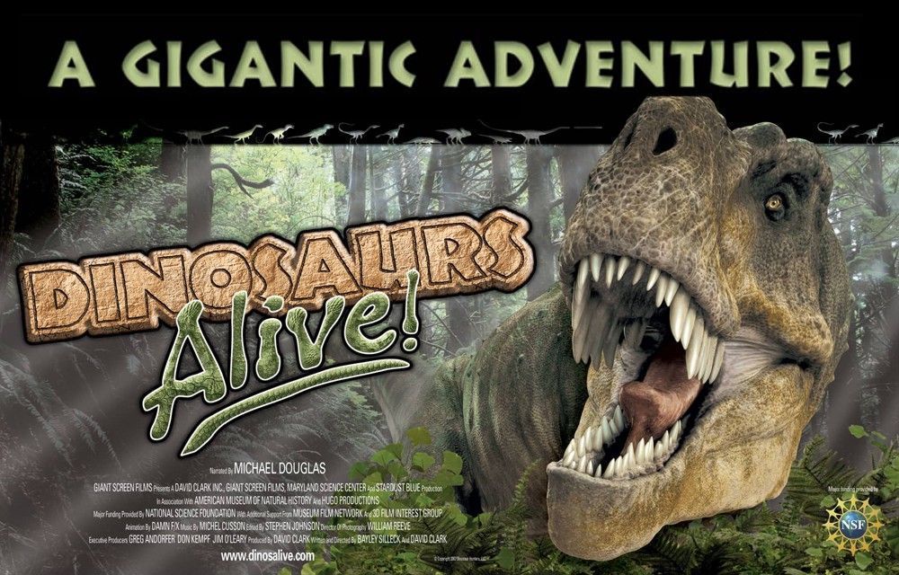 UnionStationKC's tweet image. The dinos are back! 🦖 And with Dinosaur Road Trip now open at Union Station, fan-favorite DINOSAURS ALIVE is back at our GIANT 5-story Extreme Screen - but only for a limited time! Today thru Sun 10am, 11:30am, 1pm, 2:30pm, 4pm, 5:30pm. Tickets just $5 &amp;gt;&amp;gt; bit.ly/2ZOOayT