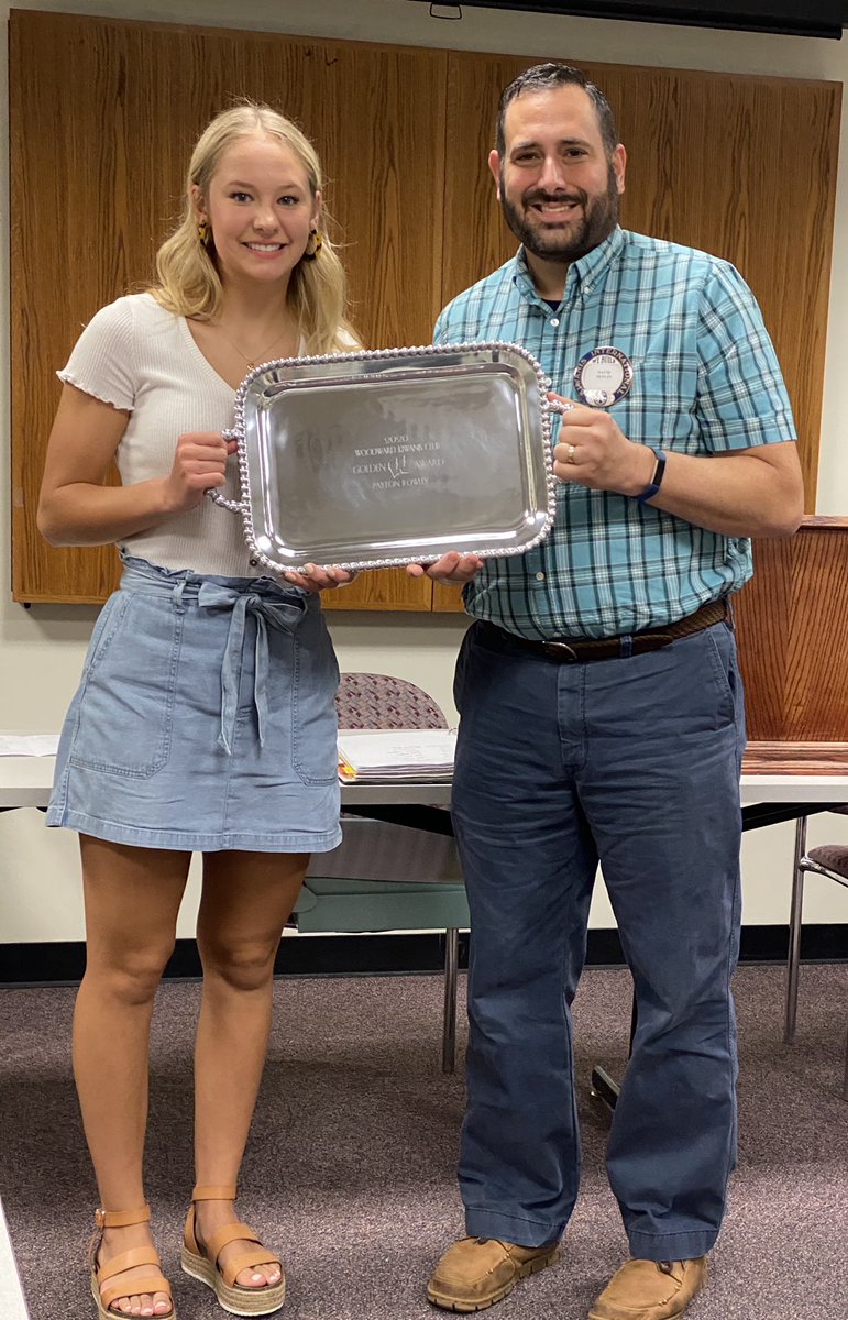 Proud of the Kiwanis Golden W winner <a href="/Payton_Rowley/">Payton Rowley</a> ! #wpsboomers #oklaed #BoomerSooner <a href="/MJRowley/">Mandy Rowley</a>