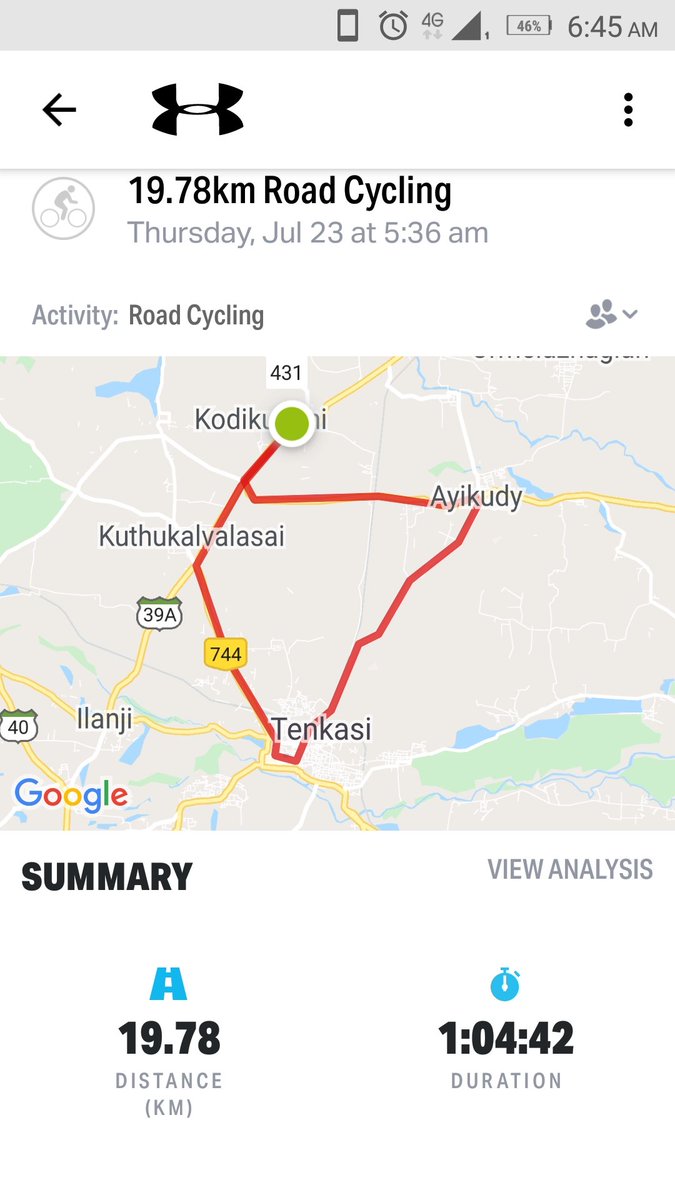 Tamil14951's tweet photo. Today mor+eve #40kms completed.. #MMDDDDLCTworkout @arya_offl Not #39kms .... App was confised😫😫😓.. eve #20kms only... But tyming was perfect.. suggest me any good accurate app plz... 🚴🚵🚴🚵 https://t.co/osqWFhezPo