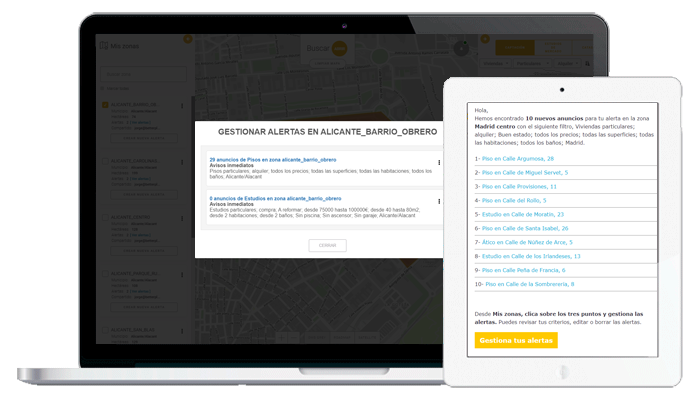 ¡RECIBE ALERTAS DE NUEVOS PARTICULARES EN TU ZONA!

✅Conoce los nuevos particulares que se publiquen en tus zonas gracias a avisos constantes

✅Accede a los enlaces de nuevos anuncios desde tu correo y mucho más...

Entra y crea tu primera alerta => betterplaceapp.com
