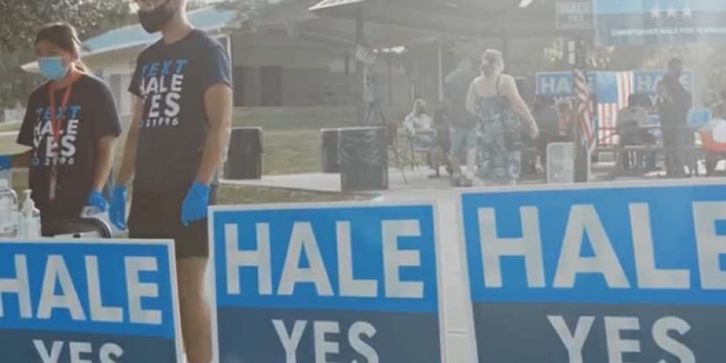 ChristopherHale's tweet photo. With over 3000 donors, 300 volunteers, 600 signs in voters’ yards, and top supporters in every precinct, we’re running the strongest grassroots campaign ever seen in rural Tennessee. ￼

We didn’t just out raise Congressman DesJarlais by a 5:1 margin, we out organized him 100:1. https://t.co/fQePPzZFUk
