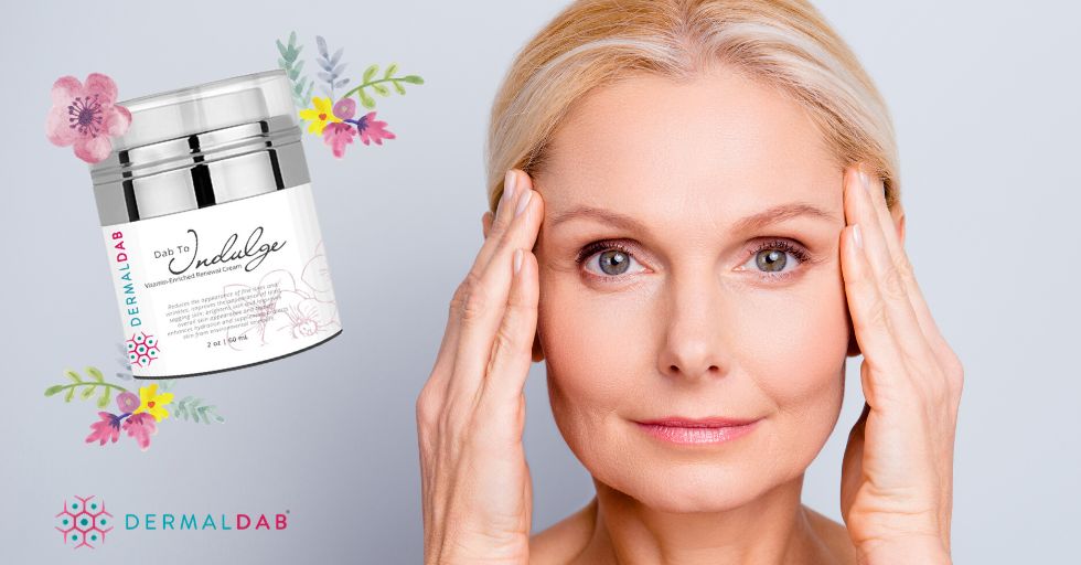 DermalDab's tweet photo. Don't let #DamagedSkin and #DarkSpots bring you down! We've got the solution for you. Our Dab to Indulge Renewal Cream gently fades dark spots &amp; rejuvenates sun-damaged skin. Another perk is that it's made for all #skin types! Get it today: https://t.co/L6z9GlFkNk  #DermalDab https://t.co/A9Glh5mXlz