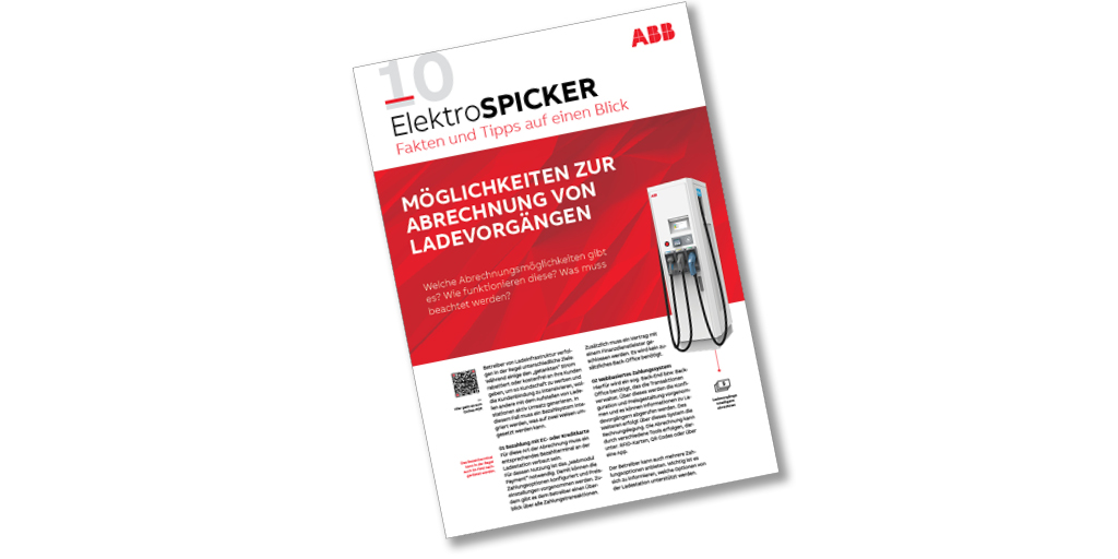 abbdeutschland's tweet photo. Wie kann man mit Ladeinfrastruktur für E-Fahrzeuge Geld verdienen? Welche Abrechnungsmöglichkeiten bei Ladevorgängen es gibt und was es dabei zu beachten gibt, erfährst Du im neuen #ElektroSpicker von #ABB. https://t.co/sATZ9btNVx https://t.co/6u9DZDOJsG