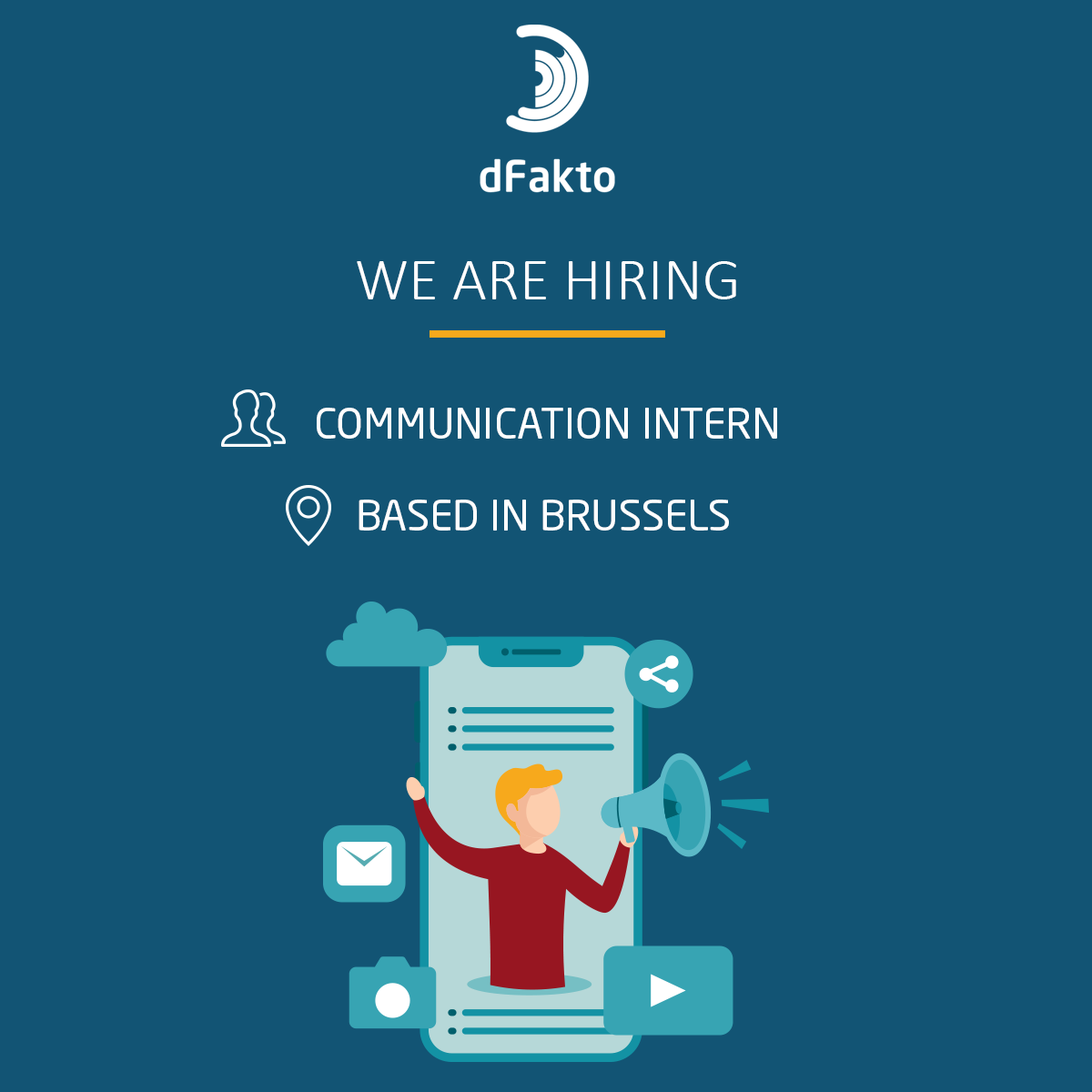 [📢WANTED: Super Communication Intern]

You have a fluid writing style and a razor sharp Photoshop? You want to integrate a rising scale up?

Good news, dFakto welcomes you for an internship in its communication and marketing team!

To apply ➡️ welcometothejungle.com/fr/companies/d…