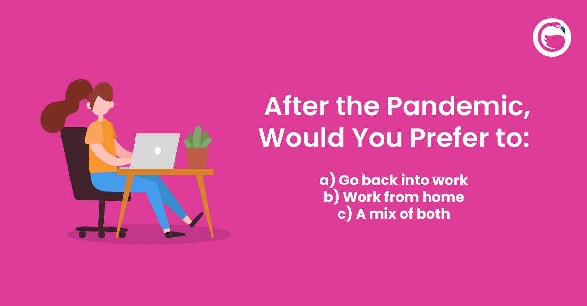 With our theme this week of working from home, we'd love to know where you stand.

Let us know which choice you would prefer following the pandemic in the comments below and why?