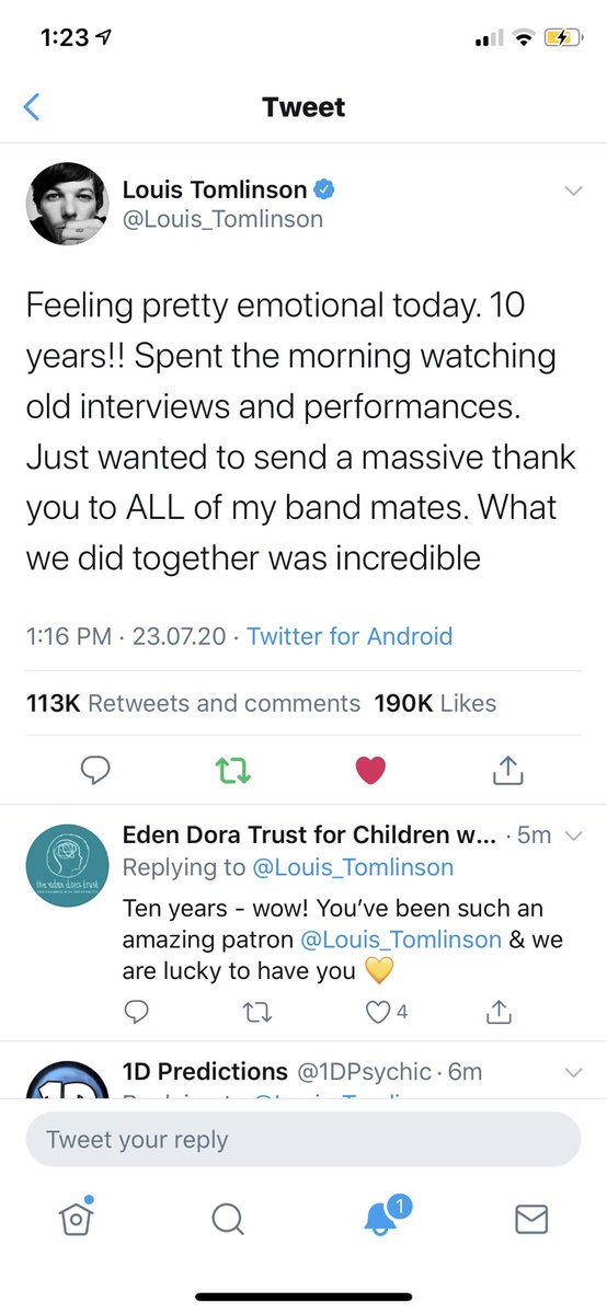 lwtxadidasx's tweet photo. Louis out here playing with our feelings like😭
#10YearsOf1D #10YearsOneOfDirection 
THANK YOU LOUIS
THANK YOU LIAM
THANK YOU NIALL https://t.co/NOqM2fUwWO
