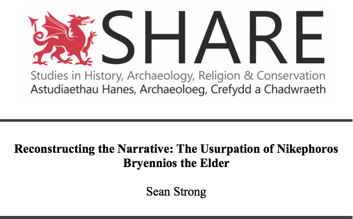 CUSHAREeJournal's tweet photo. Excited to announce the publication our newest article by @CardiffUni PhD researcher Sean Strong (@stros006) on the usurpation of a Byzantine ruler. Game of Thrones, eat your heart out! 

Download the PDF here:
https://t.co/wSxQZg4y87

#byzantine #ancienthistory #history https://t.co/7aUXF6TkYm