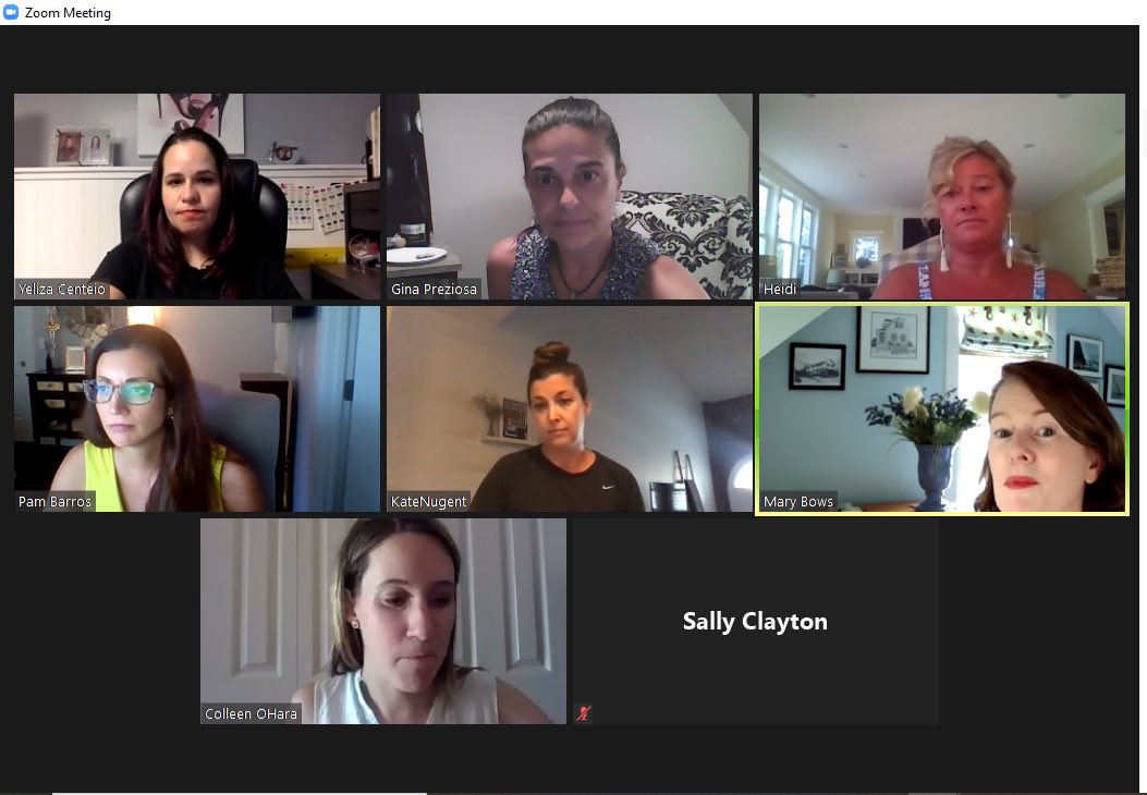 teamprez2's tweet photo. #bostonmediamavens #leanin circle meeting about staying sane in insane times! Main theme: read. @LeanInOrg @leaninboston #teamprez https://t.co/Xw1wu2VfWd