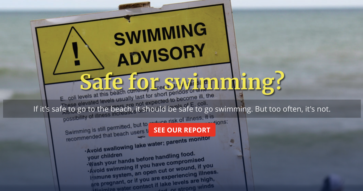 Our new #Safe4Swimming report shows how pollution at our beaches is putting swimmers at risk. environmentamerica.org/feature/ame/sa…