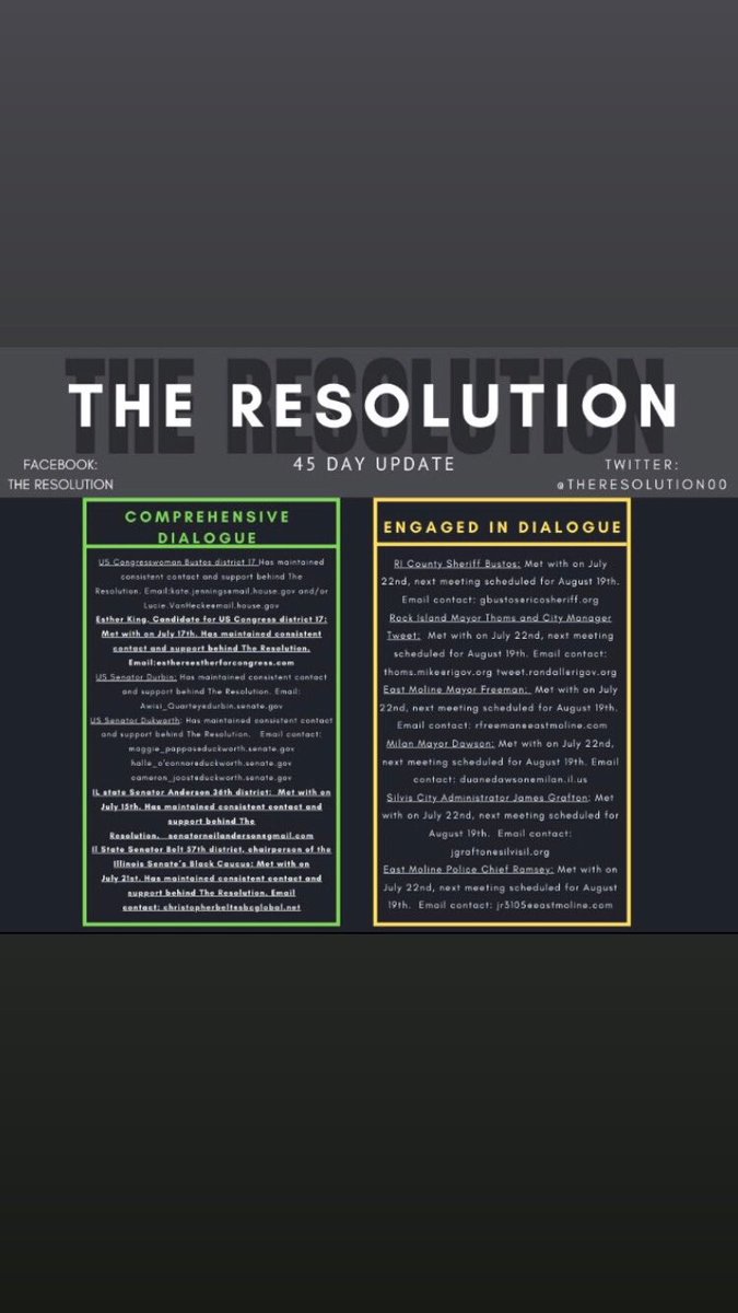 TheResolution00's tweet photo. As we proceed in implementing The Resolution, we want to ensure we’re being fiscally responsible without altering it’s integrity. Our goal is to change to culture and minds within policing and the community they police; without being a burden on the tax payer. https://t.co/qd1iEP3dvK