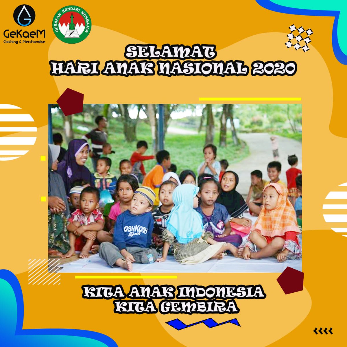 SELAMAT HARI ANAK NASIONAL

Jangan pernah mendidik anak-anak bagaimana cara untuk menjadi kaya, tapi didiklah mereka bagaimana cara untuk menjadi bahagia. Kelak saat mereka dewasa, anak-anak lebih melihat sesuatu itu dari nilainya, bukan dari harganya.