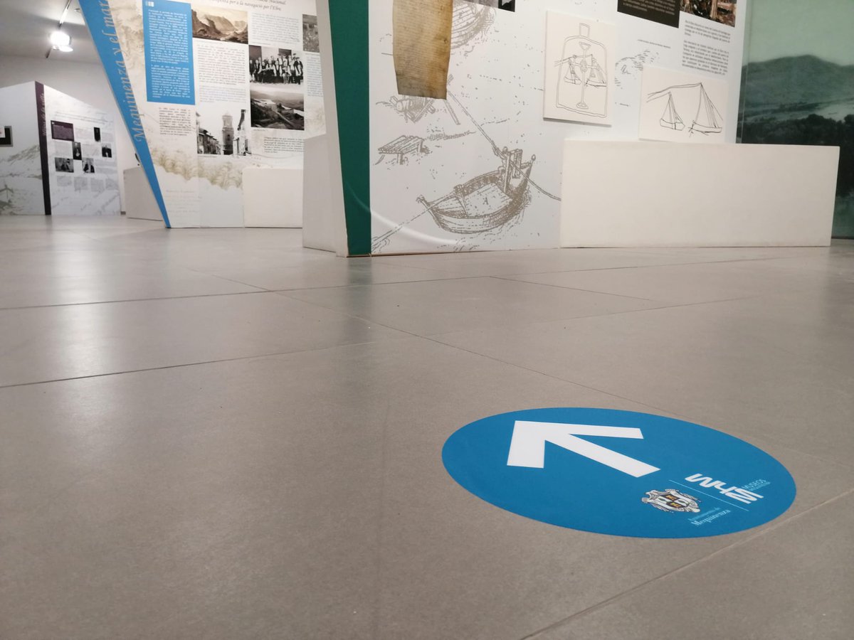 la_glera's tweet photo. Para los Museos de Mequinenza hemos diseñado e impreso unos vinilos adhesivos para el suelo, con información e indicaciones de seguridad.
#lagleraeditorial #visitmequinenza #museosmequinenza https://t.co/sExdFwvQ7r