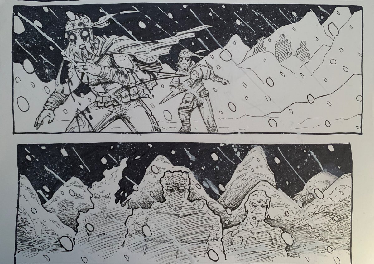 PLBCOMICS's tweet photo. Getting near the finish line for The Last Outpost #1! Only 1 page and a cover left to draw! #indiecomics #partylikeaswampdude #johntheswampdude #plbcomics https://t.co/of3sheGtBP