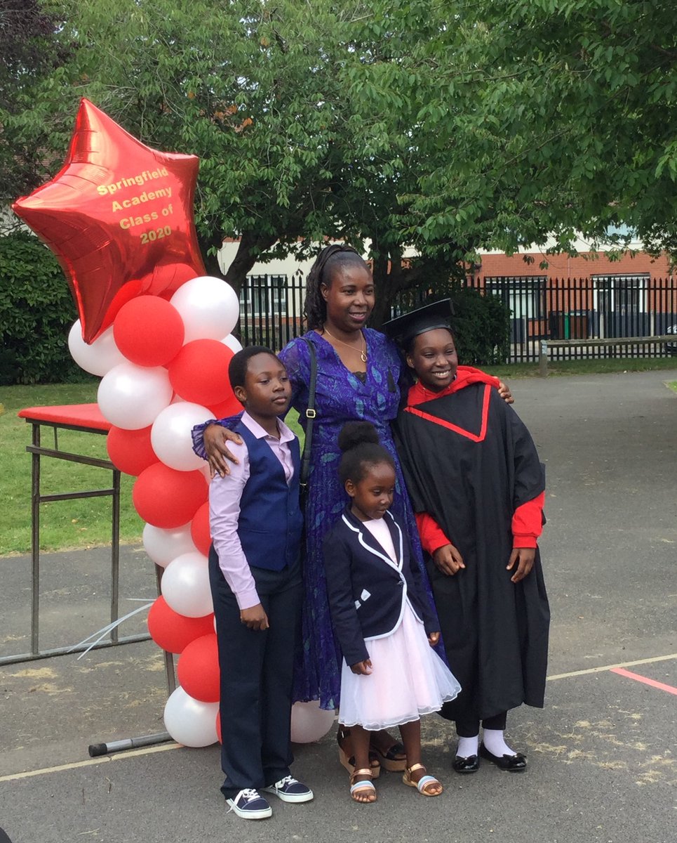 SpringfieldDLT's tweet image. Springfield Academy Graduation 2020, Al Fresco!
Spirit of Springfield Winners Kellie-Marie Conteh and Harrison White.