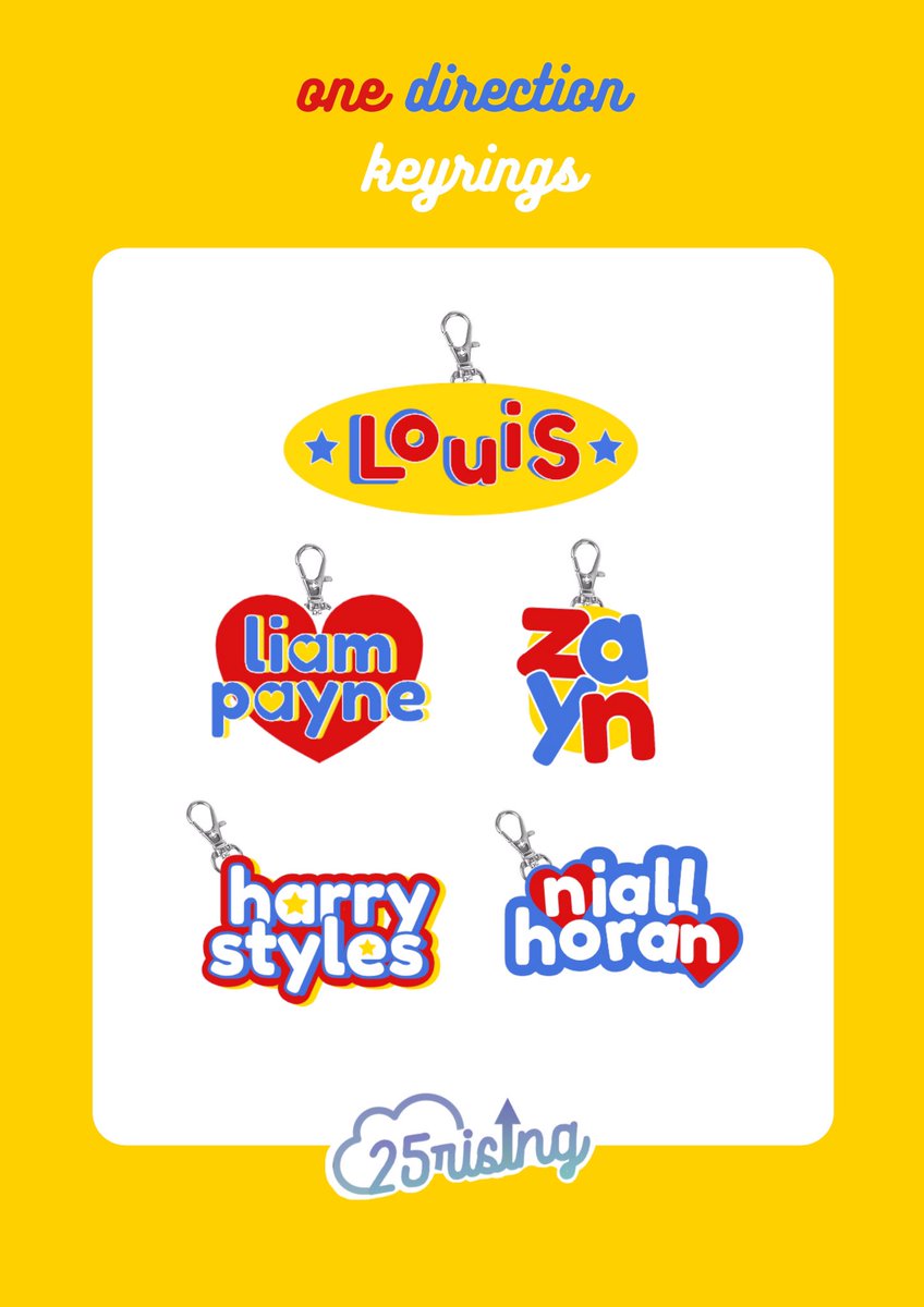 25risingco's tweet photo. ONE DIRECTION Acrylic Keyrings by @25risingco ๐ฅฐ
DETAILS:
โ 180 + local sf
โ DOO: until stocks last!
โ DOP: August 6, 2020
ORDER FORM: https://t.co/YQtXIx4MbB
LIMITED STOCKS ONLY! SO ORDER NOW ๐ค
#10YearsOfOneDiretion https://t.co/T7bdZQonBQ