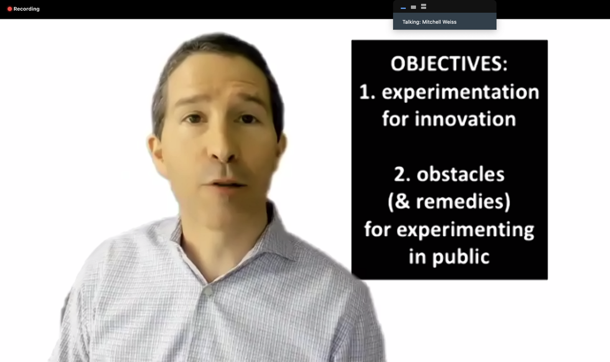 The book also proposes using alternative visuals, such as:1) Using physical props2) Adapting your virtual background so that your face and your slides can be watched simultaneously3) Using a whiteboardDan shares some really cool examples from other faculty in the book.