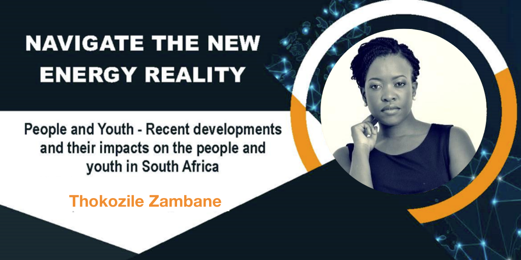 SANEANPC's tweet photo. Thokozile Zambane of Kani Development Solutions advises our Webinar audience to "keep your house in order" as you navigate the new normal. #ThinkingEnergy #YouthInEnergy #SANEA @DMRE_ZA https://t.co/hWCLlQ9wu1