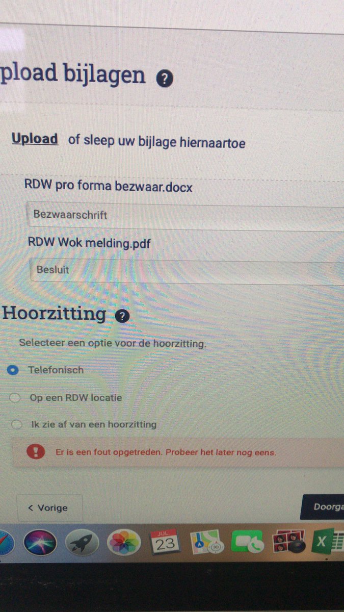 marceljfmeier's tweet photo. @RDWnl Anderhalf uur geleden gedaan, zonder resultaat. Ook is het nog steeds onmogelijk om bezwaar aan te tekenen via de website. Kunt u aub helpen? https://t.co/BwGQJwxS8B