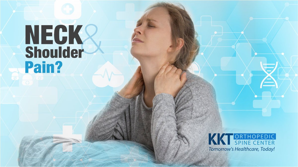 KKTSpine's tweet photo. #NeckPain and #ShoulderPain can be a serious condition that could lead to more debilitating changes as you get older. #KKTTreatment uses low-frequency sound waves to align the #spine and muscles back to their normal position and alleviate undue stress. Call your KKT doctor today! https://t.co/VhdsL8CdyF
