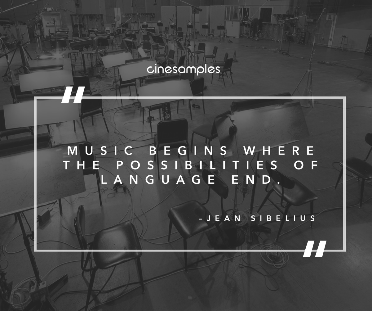 cinesamples's tweet photo. Music transcends language barriers. Express and communicate your vision with your compositions.
⠀
#cinesamples #jeansibelius #inspirationalquote #bycomposersforcomposers #hollywoodready #straightoutthebox #filmscoring #orchestralmusic #mycreativecommunity #composerlife https://t.co/VOuRPTY7JO
