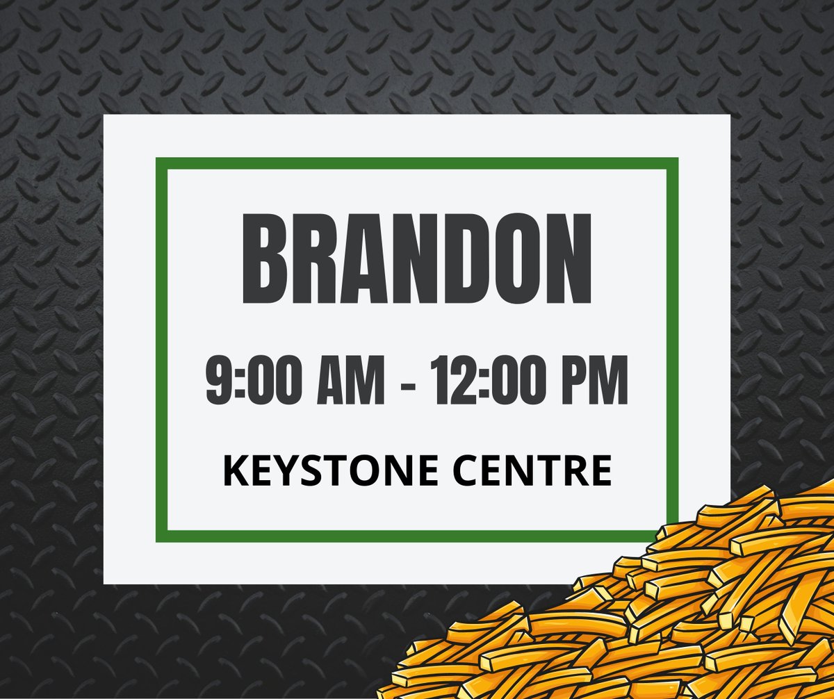 ennsbros's tweet photo. Tomorrow is FREE FRY DAY!! Join us as we give away FREE french fries from @mccainfoods and raise money for @STARSambulance and @RMHManitoba. 
https://t.co/gwrZgExVGG
#freefryday #FrenchFriesFeedFarmers https://t.co/EzvbDnpNKV