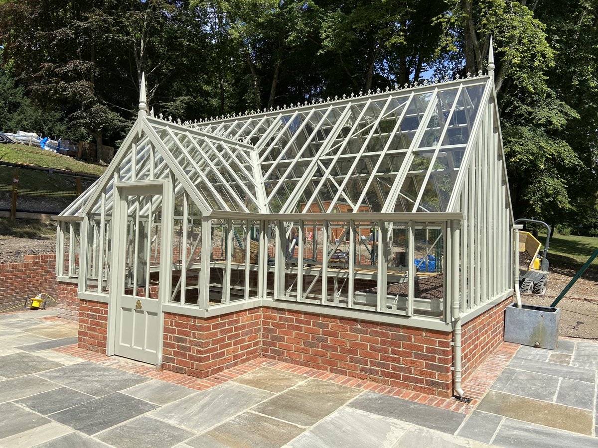 Nice to work with <a href="/Alitex/">Alitex</a> again on our latest project.  The greenhouse garden is now coming together as per Moira Farnham’s design #greenhouse #landscaping