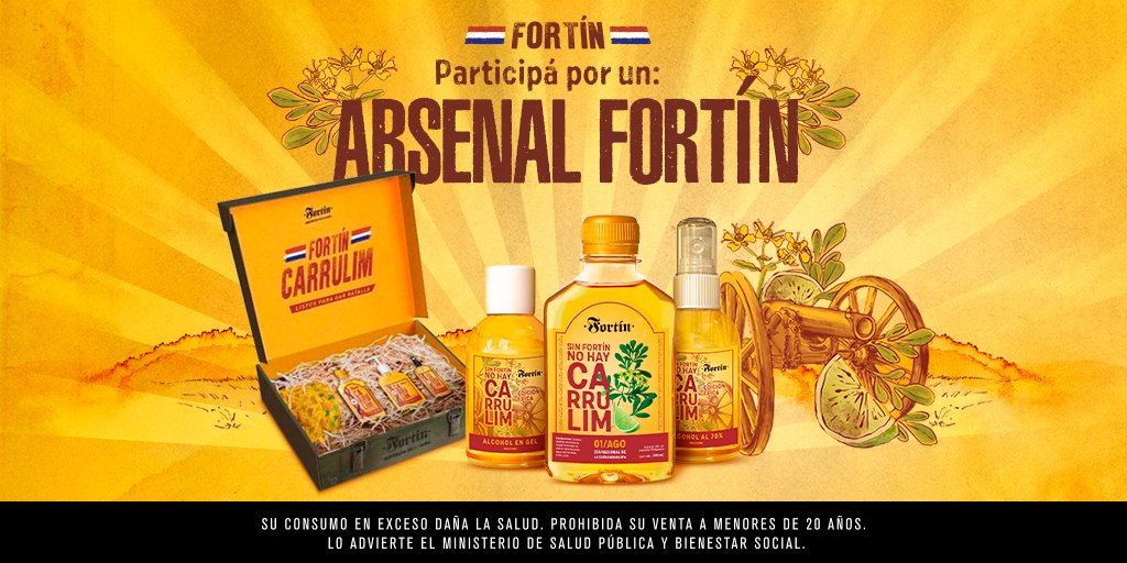 Fortin_py's tweet photo. Ganá un Kit Fortín Carrulim para vos y un amigo 😎 🍋

Dale RT a la gráfica y mencioná en el comentario a tu mejor amigo o amiga que sabes que se va a unir para esta gran batalla

Mucha suerte! https://t.co/UHfVmQqCGY