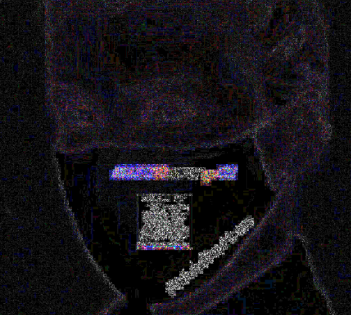 To compare, this is the ELA of another pic that was circulating on social media. This has pretty obviously been manipulated.