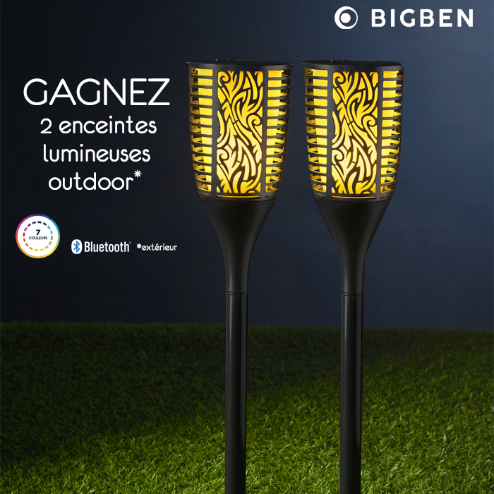 BigbenFrance's tweet photo. Gagnez ce lot d'enceintes lumineuses Bigben BT18FLAME 🔥 🏮 🏡 . Jumelez-les pour augmenter le son 🎵 et créer une superbe ambiance dehors. https://t.co/eYBTT5y2eh
RT + Follow @BigbenFrance 
TAS : 30/07/2020
#enceintelumineuse #outdoor #bigben #jeuconcours https://t.co/MjYEZPbJ97