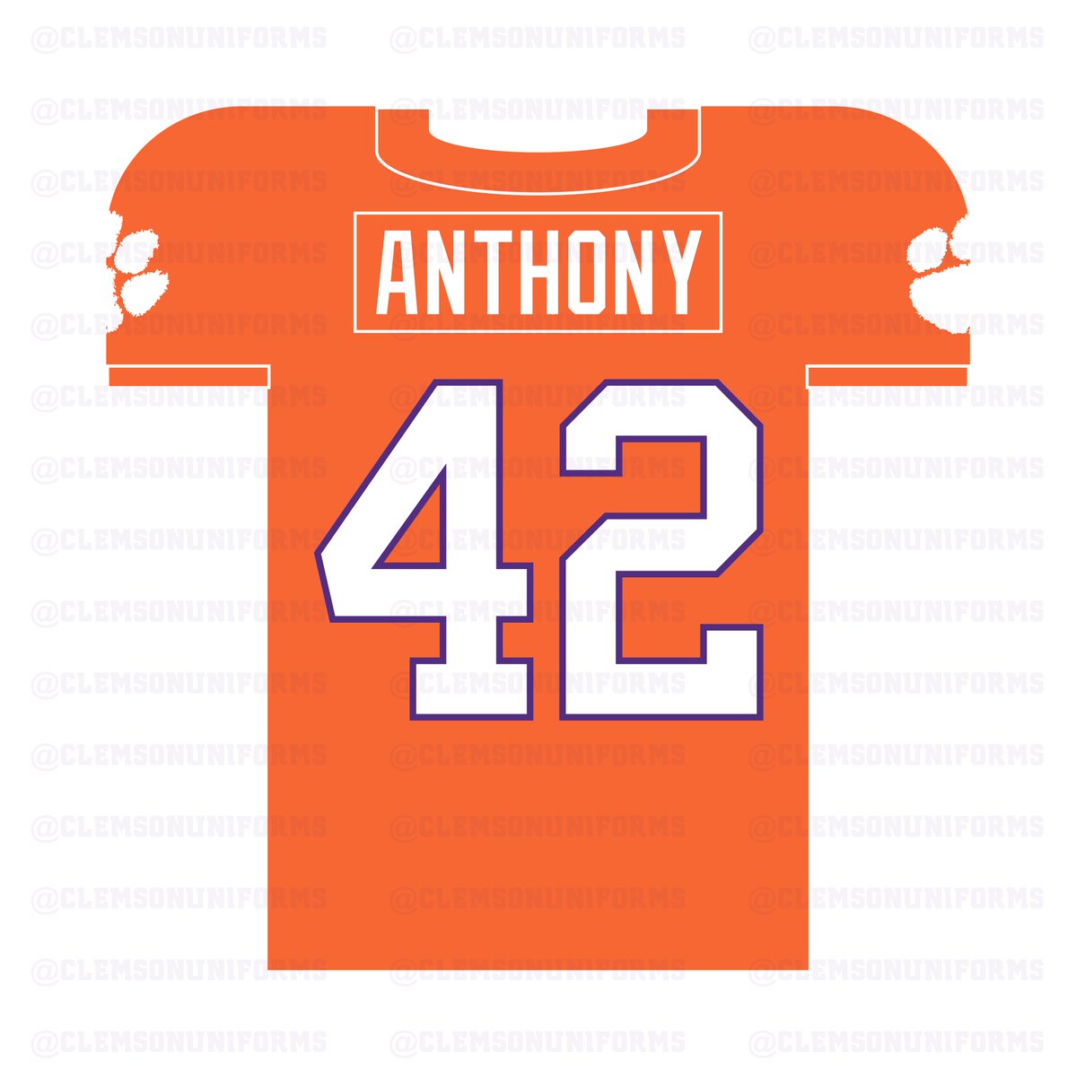 ClemsonUniforms's tweet photo. CFB Countdown: 4⃣2⃣ Days!
Today we feature two defensive greats that wore jersey #42:
🔸 Christian Wilkins, DT/DE (2015-18)
🔸 Stephone Anthony, LB (2011-14)
@cwilkins42 | @stephoneanthony
#CFBCountdown | #ALLIN https://t.co/T4yV5lL7wf