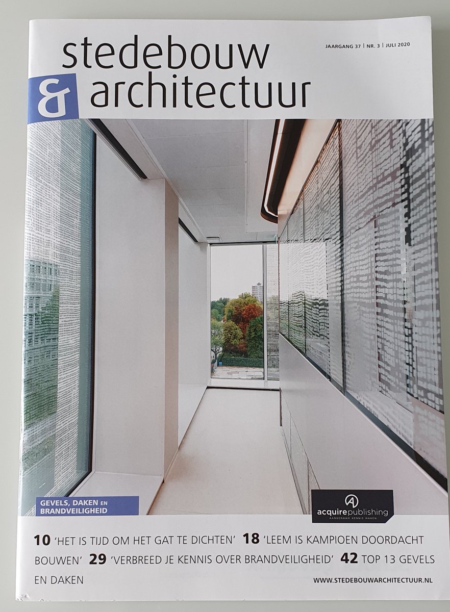 socialglass's tweet photo. Hot off the press! Glad to receive a copy of the latest issue of @StedArch, with an extensive article (in Dutch) on the Social Distancing Dashboard
@tudelft @idetudelft @AMS_institute https://t.co/Zq5TDy4HtP
