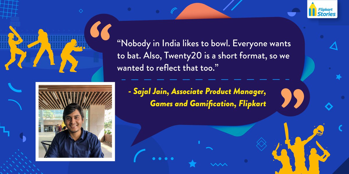 FlipkartStories's tweet image. #WinningTheGame One of the driving forces behind the success of #CricketBattleground, Sajal Jain played a key role in ushering @Flipkart’s gaming platform into a new era! Read all about how #FlipkartGames is rising to the top of Indian gaming: bit.ly/game0722tw