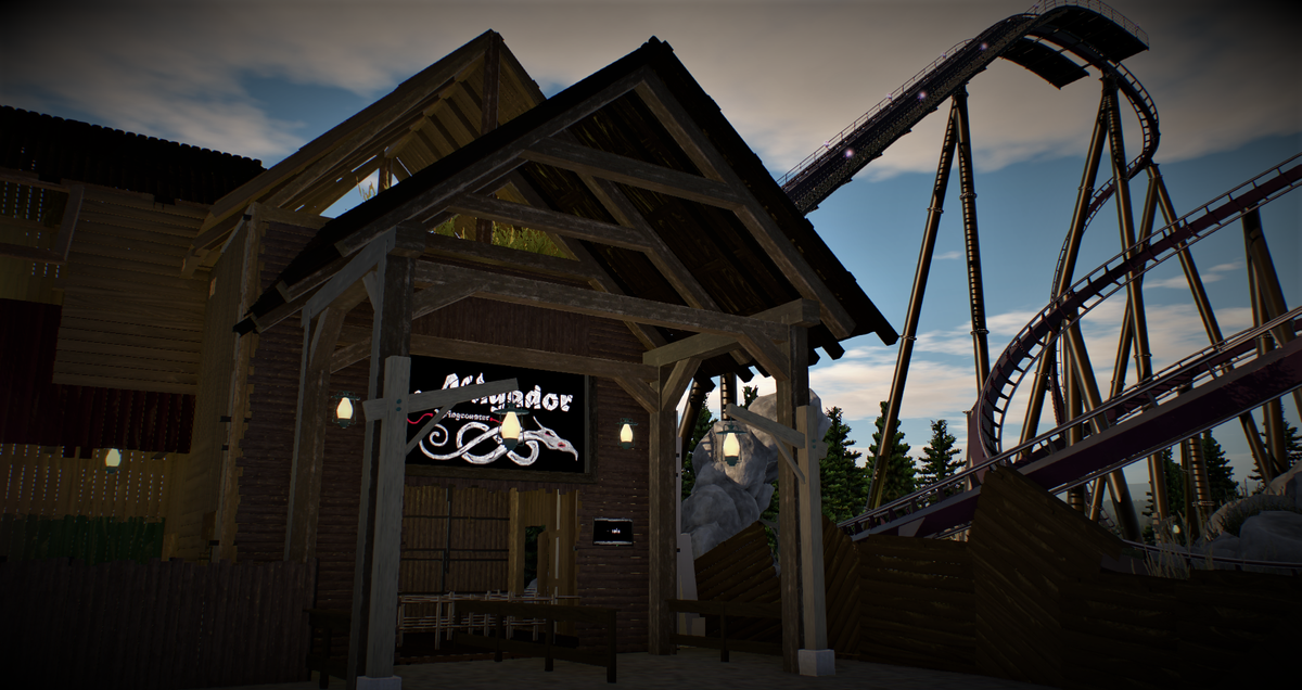 RobinBoudewyns's tweet photo. After a long break, I started to finish one of my first themed areas (only with NL2 props). Including a trilling wingcoaster called "Någador".🐲

@nolimitscoaster

#någador #wingcoaster #bolligerandmabillard #bandm #nolimits2 #imagineering #rollercoaster https://t.co/i5YLjnRqnP