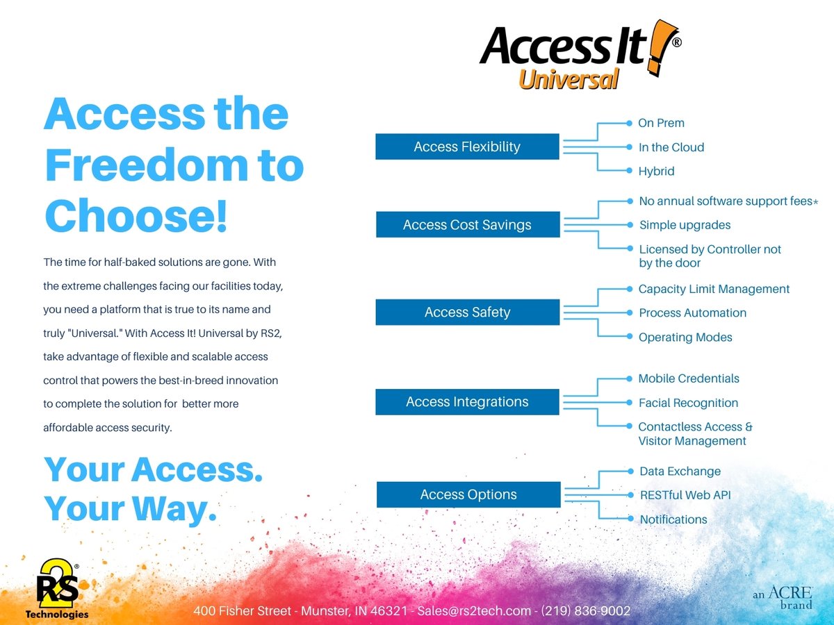 RS2Technologies's tweet photo. Have you met #AccessItUniversal yet? If you haven't, you should. https://t.co/fSJmj3WTqn #YourAccessYourWay https://t.co/6P1lRqGI4C