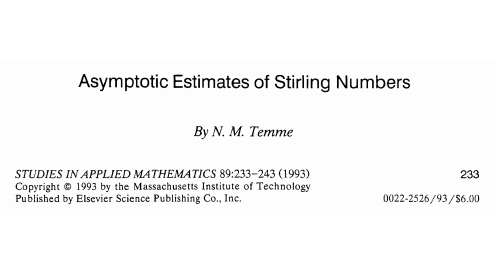 Fortunately, there was a logarithmic method published in 1993 to calculate these huge numbers! This solved the problem, and I published a paper and a github project.  https://twitter.com/swaine_chen/status/1075819655397281792?s=204/18