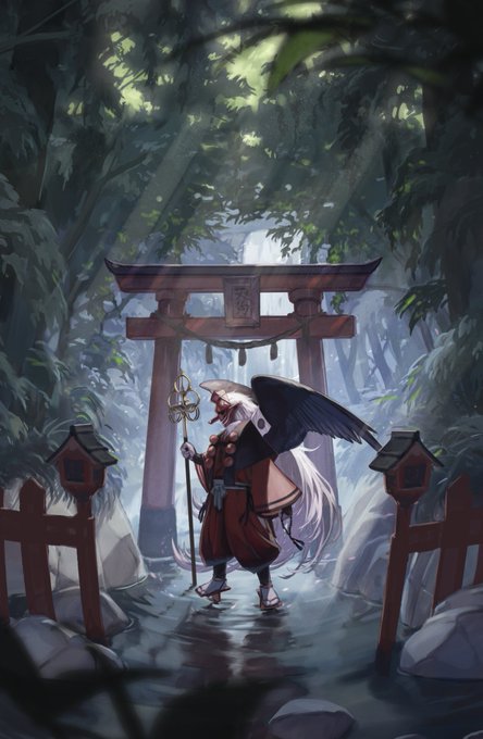 天狗のtwitterイラスト検索結果 古い順