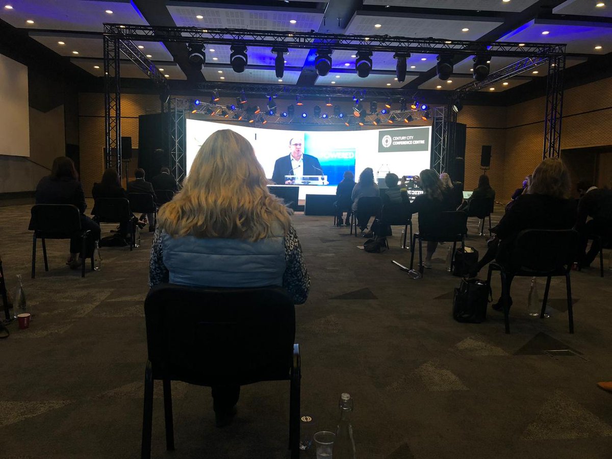 ScanDisplay's tweet photo. The #ScanTeam built exhibition stands designed for social distancing at yesterday’s five-city Proof of Concept Conference hosted by @SAACIofficial on behalf of @saeventscouncil. The conference showed how events can be run in a safe and effective way, subject to regulations. https://t.co/bXdZWslZjT