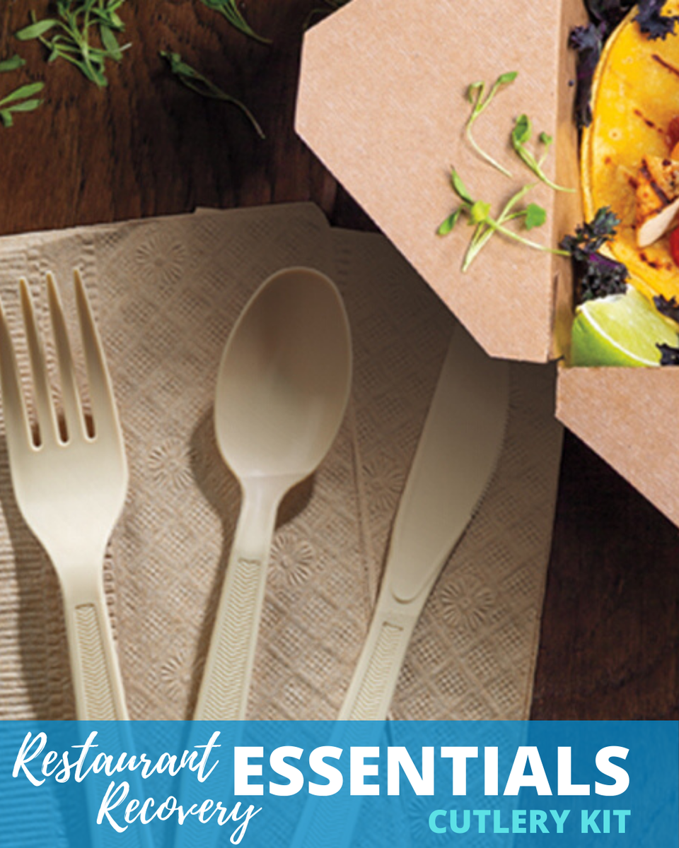 SyscoIowa's tweet photo. Ordering takeout?  Our cutlery kit offers versatility with a combination of a heavy-duty fork, knife, and spoon, alongside a napkin and salt and pepper packets and class. 

Click the link to see our list of restaurant recovery essentials.  https://t.co/KXlstdUu94 https://t.co/B52FZkS8fQ