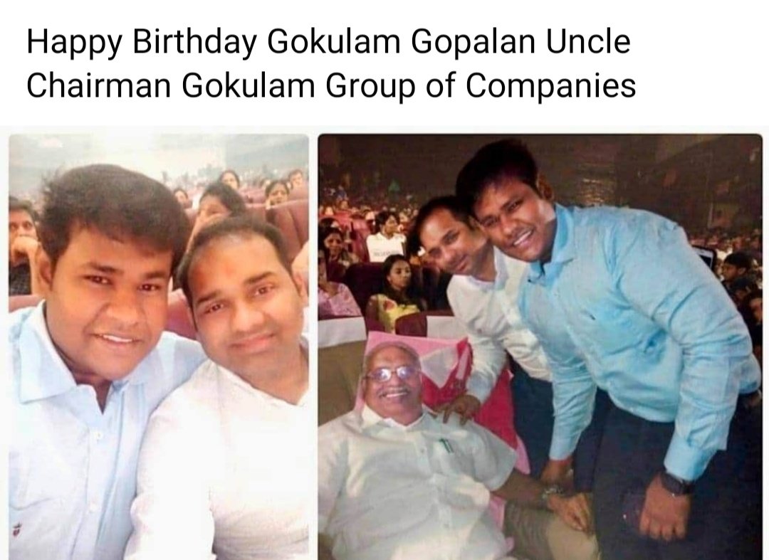 ramdoss_arun's tweet photo. Happy Birthday Gokulam Gopalan Uncle  CEO of Gokulam Group of companies https://t.co/LxE7kGSMzb