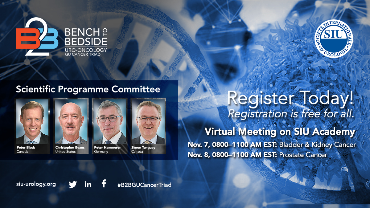 SIU-Urology (@siu_urology) on Twitter photo Registration is already open for SIU’s #B2BGUCancerTriad. Learn more about evolving therapies and practice-changing advances from expert faculty – at no cost. Visit the event page regularly for programme updates: ow.ly/Mwha50AFeGP <a href="/pcvblack/">Peter Black</a> <a href="/SiTanguay/">Simon Tanguay</a> Registration is already open for SIU’s #B2BGUCancerTriad. Learn more about evolving therapies and practice-changing advances from expert faculty – at no cost. Visit the event page regularly for programme updates: ow.ly/Mwha50AFeGP <a href="/pcvblack/">Peter Black</a> <a href="/SiTanguay/">Simon Tanguay</a>