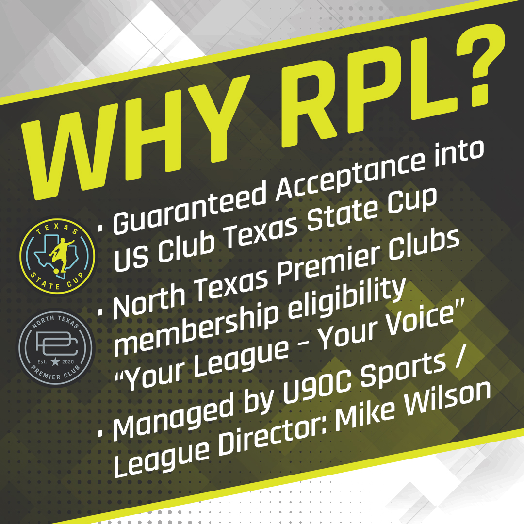 U90CSports's tweet photo. Registration is closing soon. Don't miss this great opportunity to play in the @USClubSoccer North Texas RPL. Be sure to click here for more info: https://t.co/XfeMKclMiT #ClosingSoon #ClearPathways #RegisterNow #YourLeague #YourVoice 🗣 #NTXPC https://t.co/vNv77WoExG